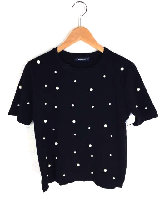 ZARA KNIT（ザラニット） パールニット レディース トップス