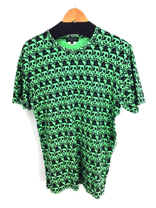COMME des GARCONS HOMME PLUS（コムデギャルソンオムプリュス） AD2010 半袖 ドクロ クルーネックTシャツ メンズ トップス