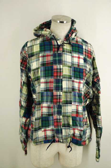 Polo by RALPH LAUREN （ポロバイラルフローレン） パッチワークチェックジップパーカー メンズ トップス