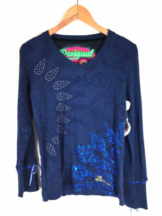 Desigual（デシグアル） ニット袖切替カットソー レディース トップス