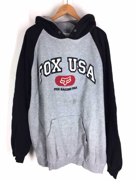 USED古着  （ユーズドフルギ） FOX Racing プルオーバーパーカー メンズ トップス