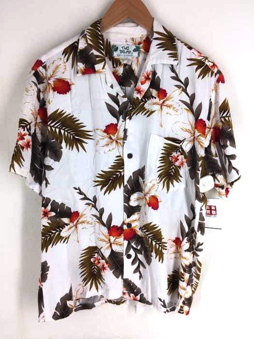TWO PALMS（トゥーパームス） MADE IN HAWAII レーヨン 総柄アロハシャツ メンズ トップス