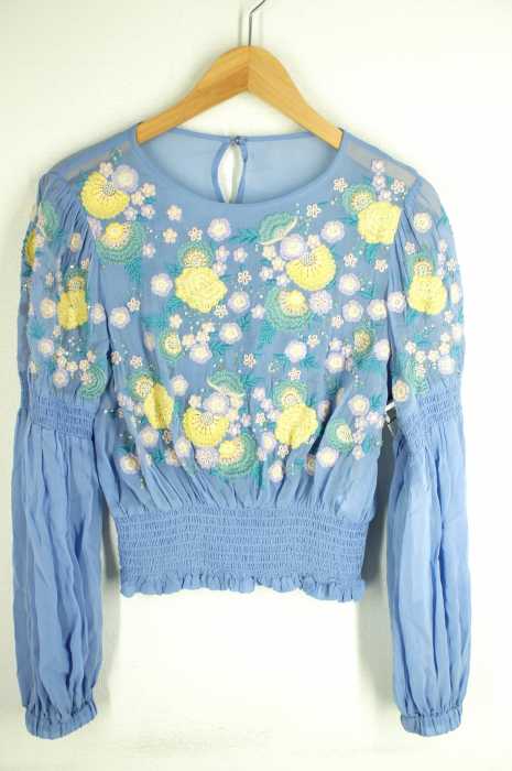 GRACE CONTINENTAL（グレースコンチネンタル） 花柄刺繍ブラウス レディース トップス