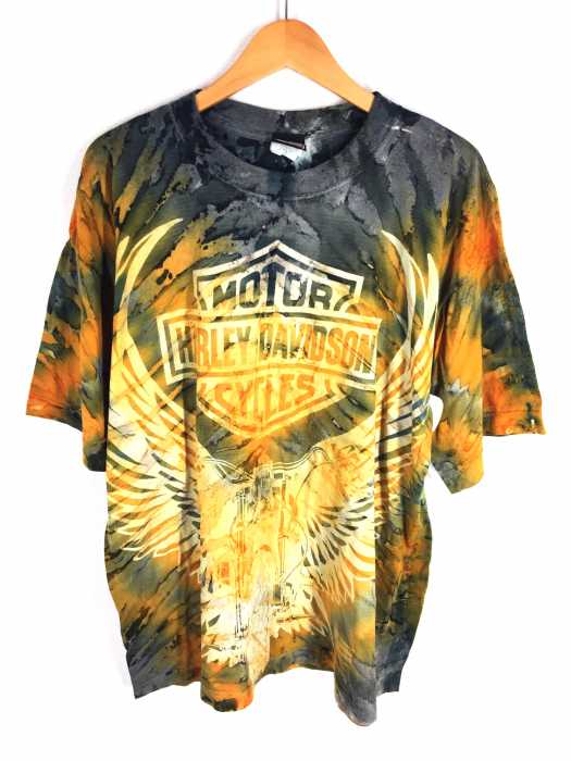 HARLEY-DAVIDSON（ハーレーダビッドソン） タイダイ  プリントTシャツ メンズ トップス