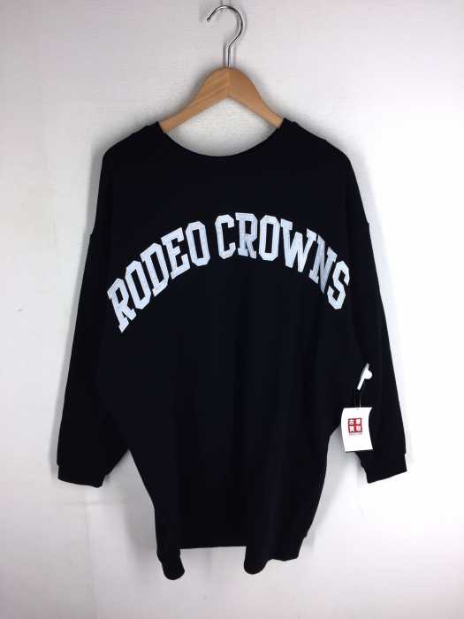 RODEO CROWNS (ロデオクラウンズ) OL サテンロゴ BY ワンピース レディース トップス