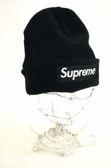NEW ERA×SUPREME　 （ニューエラシュプリーム） 16AW Box Logo Beanie ボックスロゴビーニー メンズ 帽子