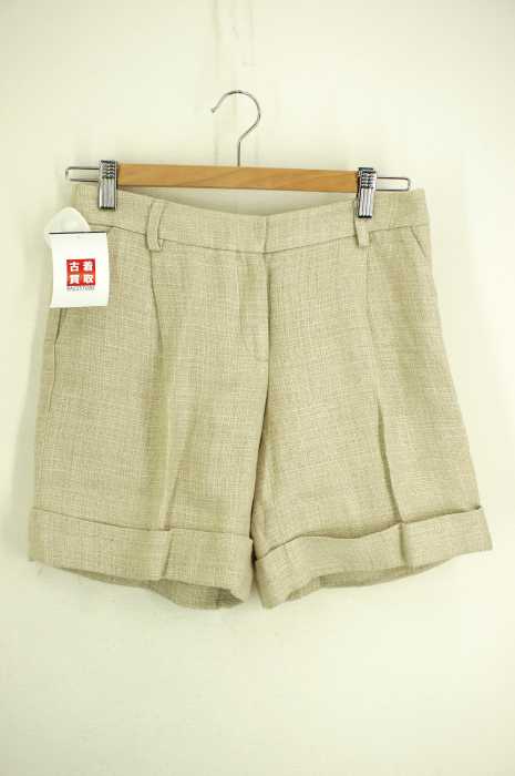milly (ミリー) リネン混タック入りショートパンツ レディース パンツ
