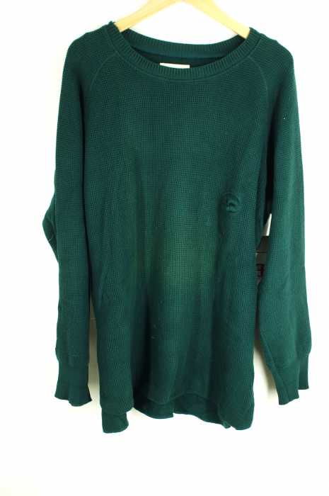 bukht(ブフト) NEW BIG WAFFLE CREW NECK ビッグワッフルクルーネックカットソー メンズ トップス