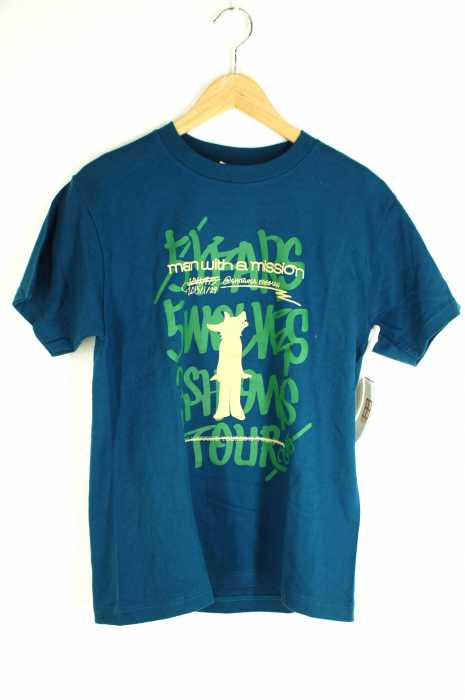 USED古着  （ユーズドフルギ） man with a mission バンドTシャツ レディース トップス