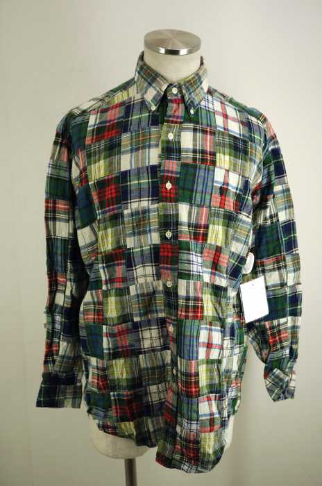 RALPH LAUREN （ラルフローレン） パッチワークチェックシャツ メンズ トップス