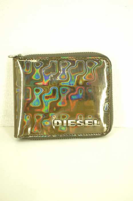 DIESEL （ディーゼル） ラウンドジップショートウォレット 財布 レディース ファッション雑貨