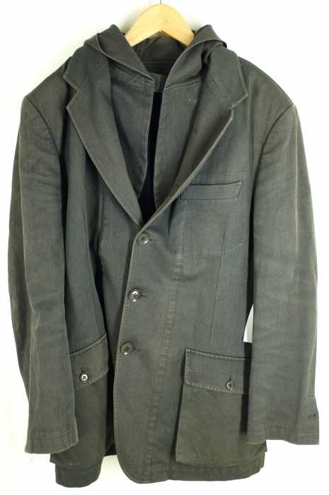 Yohji Yamamoto POUR HOMME （ヨウジヤマモトプールオム） フード付きコート メンズ アウター