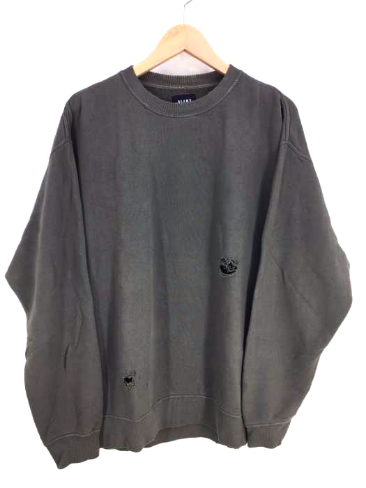 BEAMS（ビームス） クラッシュクルーネックスウェット メンズ トップス