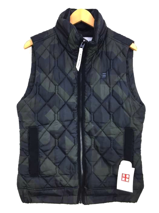 G-STAR RAW（ジースターロー） MEEFIC-R QUILTED HDD VEST メンズ アウター