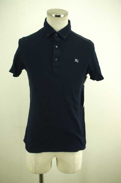 BURBERRY BLACK LABEL (バーバリーブラックレーベル) ロゴ入りポロシャツ メンズ トップス