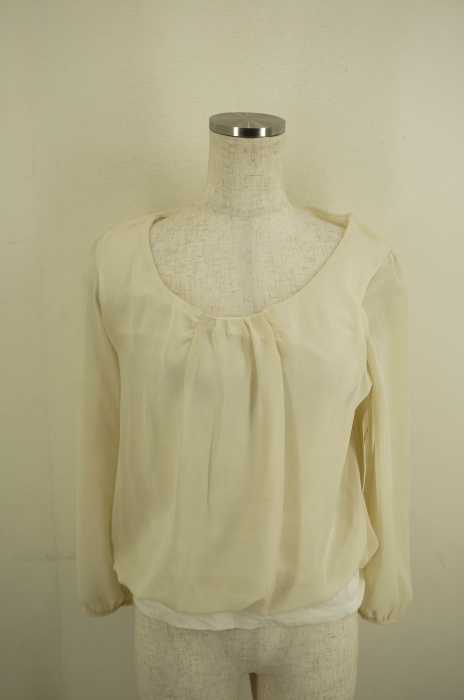 MISCH MASCH（ミッシュマッシュ） Uネックシフォントップス レディース トップス