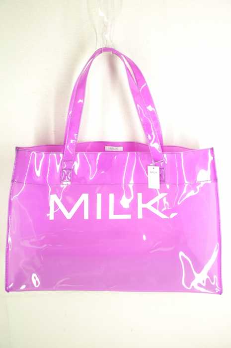 MILK(ミルク) ロゴプリント ビッグトートバッグ レディース バッグ