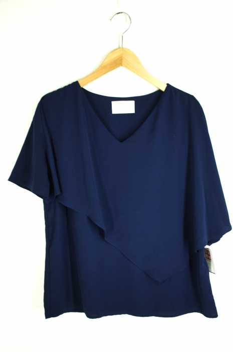 antiqua（アンティカ） vネックアシメdesignトップス レディース トップス