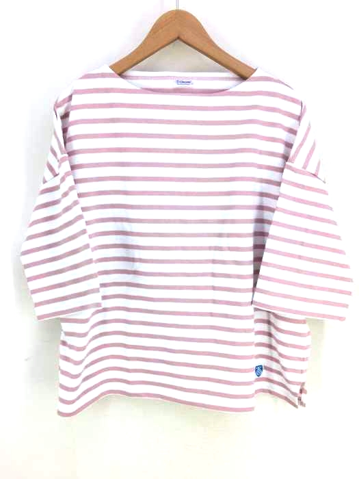 ORCIVAL(オーチバル) ビックシルエットボーダーカットソー レディース トップス