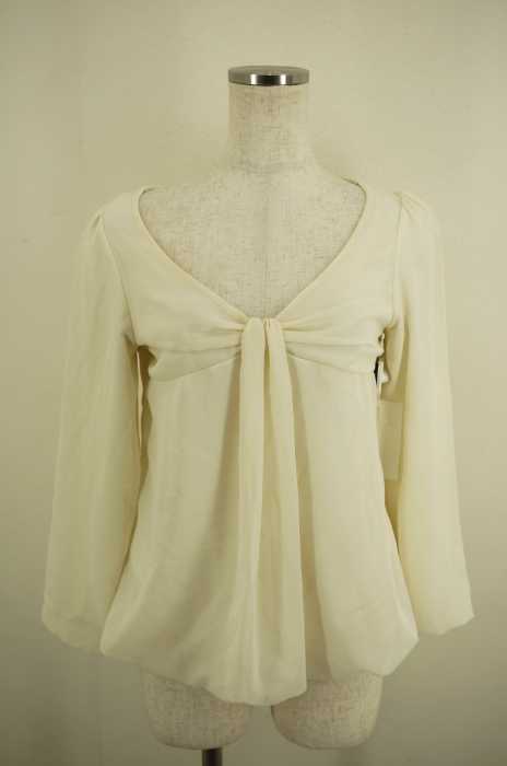 Rope' Picnic （ロペピクニック） Vネックシフォンリボンデザイントップス レディース トップス