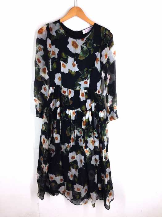 Gracefulsmile（） シルク混花柄ワンピース レディース ワンピース