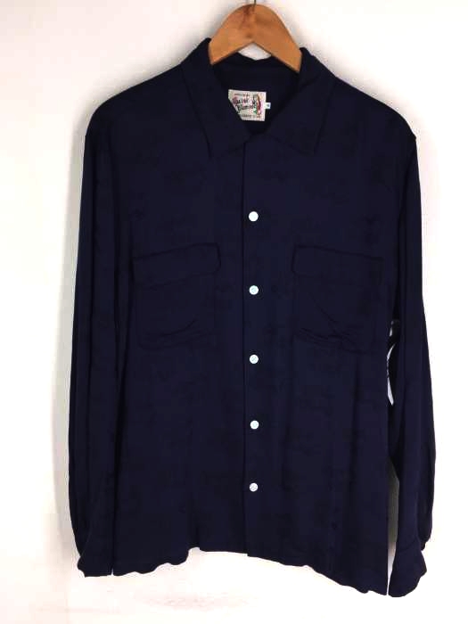 HYSTERIC GLAMOUR（ヒステリックグラマー） 18SS VINYL JUNKIEジャカード オープンカラーシャツ メンズ トップス