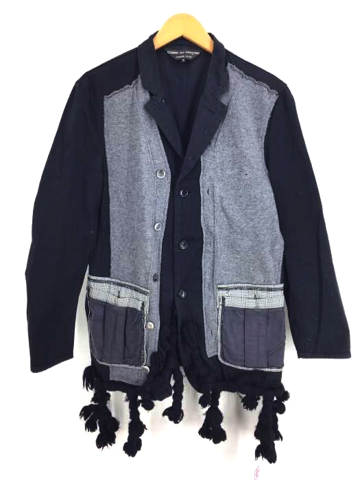 COMME des GARCONS HOMME PLUS（コムデギャルソンオムプリュス） レイヤード柄切替ジャケット メンズ アウター