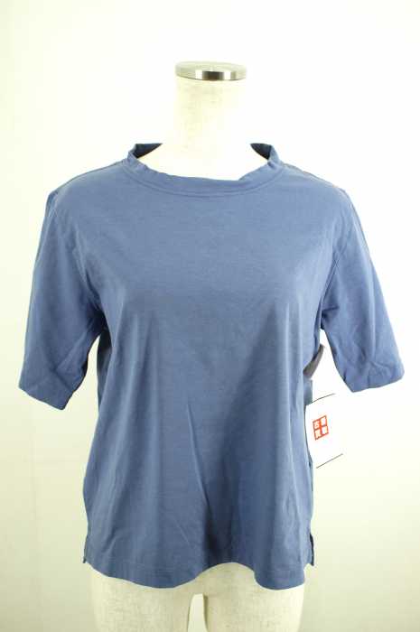 MUJI （無印良品） オーガニックコットン天竺クルーネック五分袖Tシャツ レディース トップス