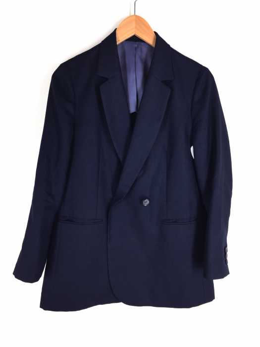 UNITED ARROWS green label relaxing(ユナイテッドアローズグリーンレーベルリラクシング) トリアセマットクロス ダブルテーラードジャケット レディース アウター