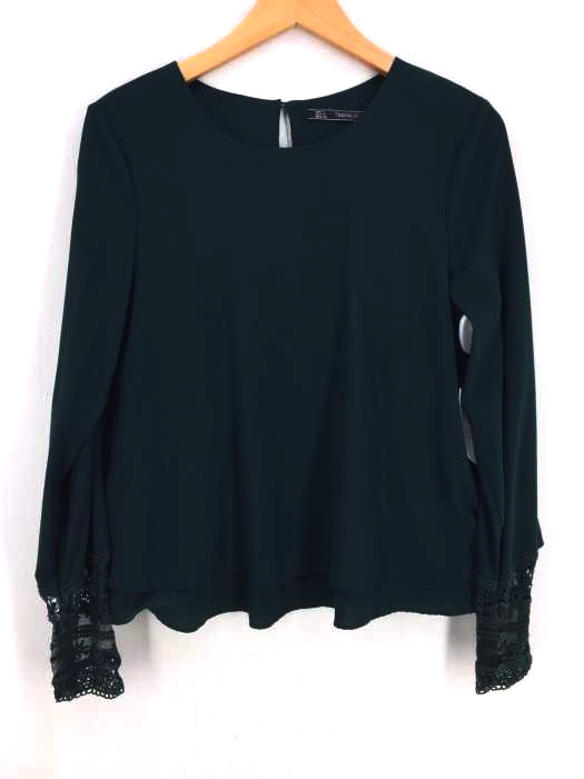 ZARA trafaluc（ザラトラファルック） 袖レース ブラウス レディース トップス