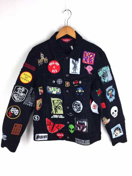 Supreme (シュプリーム) 18SS Patches Denim Trucker Jacket メンズ アウター