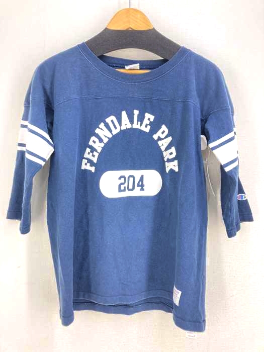 Champion(チャンピオン) ランタグ復刻 モックネック七分袖シャツ メンズ トップス