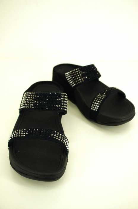 fitflop （フィットフロップ） ラインストーン付きサンダル レディース シューズ