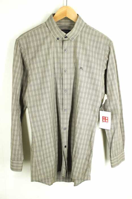 BURBERRY BLACK LABEL (バーバリーブラックレーベル) チェック柄シャツ メンズ トップス