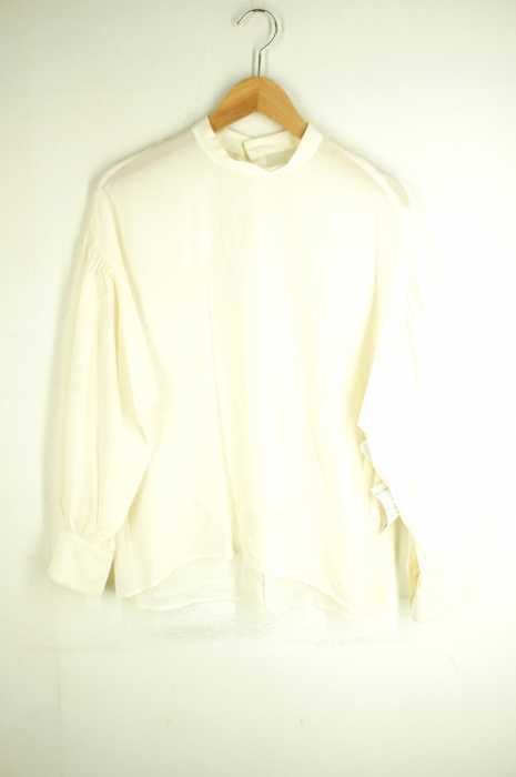 BEAUTY & YOUTH UNITED ARROWS  （ビューティーアンドユースユナイテッドアローズ） ウォッシャーギャザースリーブスタンドカラーブラウス レディース トップス