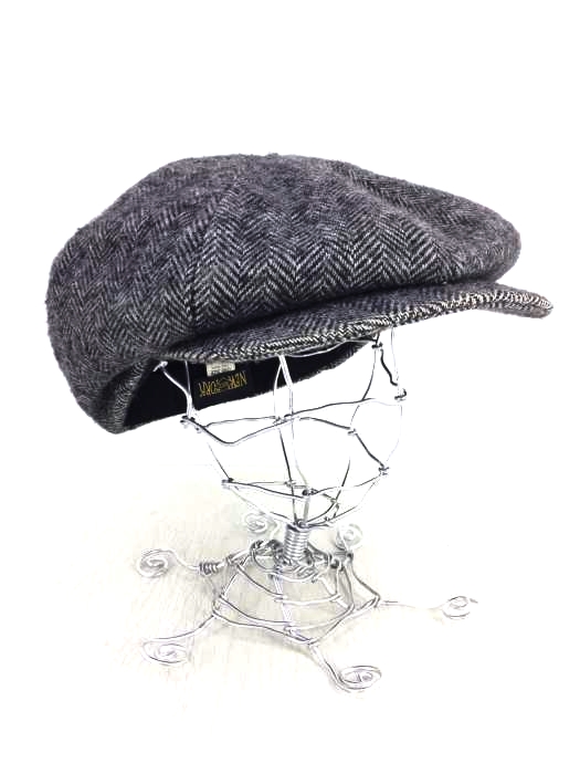 NEW YORK HAT(ニューヨークハット) ウールヘリンボーンキャスケット メンズ 帽子