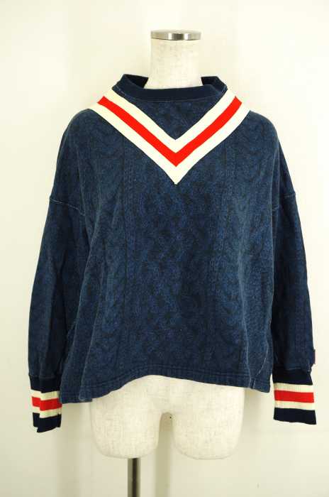 VOTE MAKE NEW CLOTHES （） 総柄スウェットトップス レディース トップス