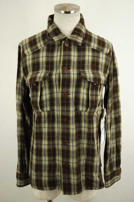NIGEL CABOURN （ナイジェルケーボン ） チェック柄リバーシブルボタンシャツ メンズ トップス