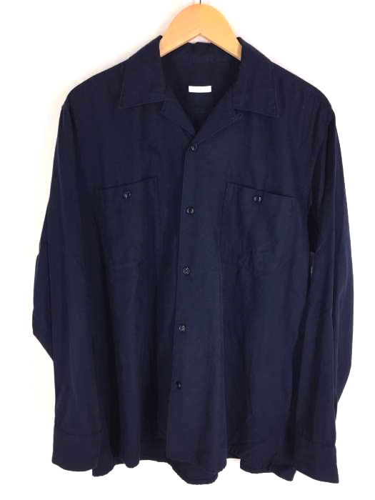 COMOLI（コモリ） 16AW コットンネル オープンカラーシャツ メンズ トップス