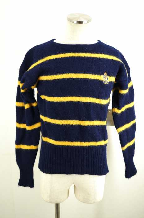 Polo by RALPH LAUREN （ポロバイラルフローレン） ウールボーダーニットセーター メンズ トップス