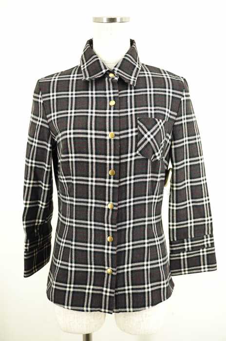 CECIL McBEE （セシルマクビー） チェック柄ボタンシャツ レディース トップス