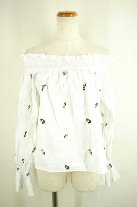 ZARA (ザラ) オフショルダー ベルスリーブ レディース トップス
