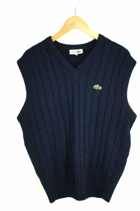 CHEMISE LACOSTE（シュミーズ ラコステ） ケーブルニットベスト メンズ トップス