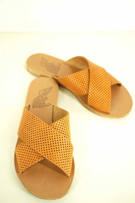ancient greek sandals（エインシェント グリークサンダル） パンチングレザーサンダル レディース シューズ