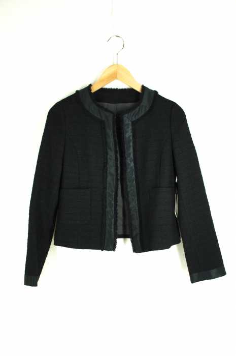 UNITED ARROWS （ユナイテッドアローズ） ノーカラーツイードジャケット レディース アウター