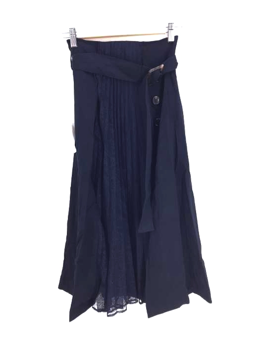 mystrada（マイストラーダ） サイドレースプリーツスカート レディース  