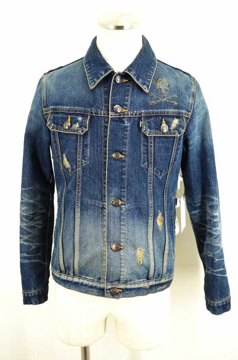 Roen (ロエン) ダメージ加工スカルデニムジャケット メンズ アウター