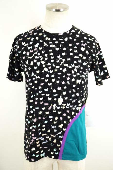 TSUMORI CHISATO （ツモリチサト） ネコテンドットサイドポケットTシャツ メンズ トップス