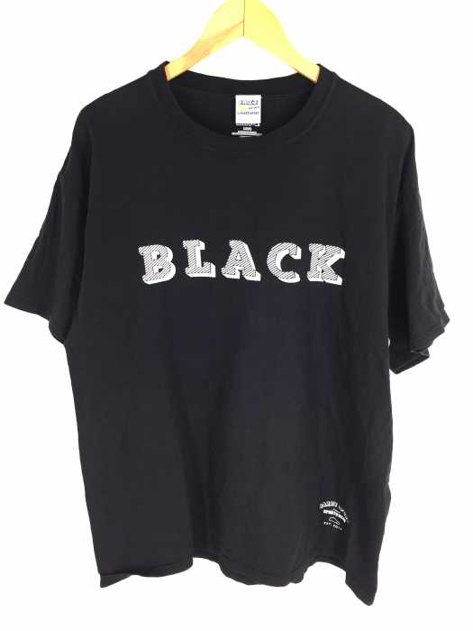JAZZY SPORT（ジャジースポート） BLACKロゴプリントTシャツ メンズ トップス