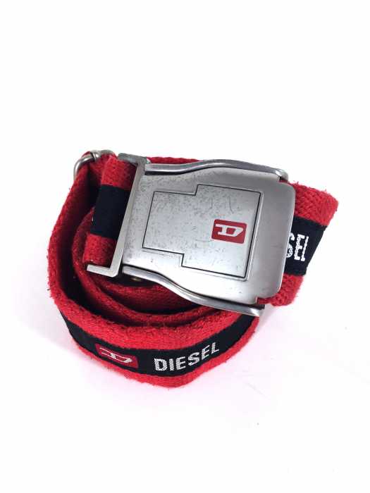DIESEL (ディーゼル) ロゴテープベルト メンズ ファッション雑貨